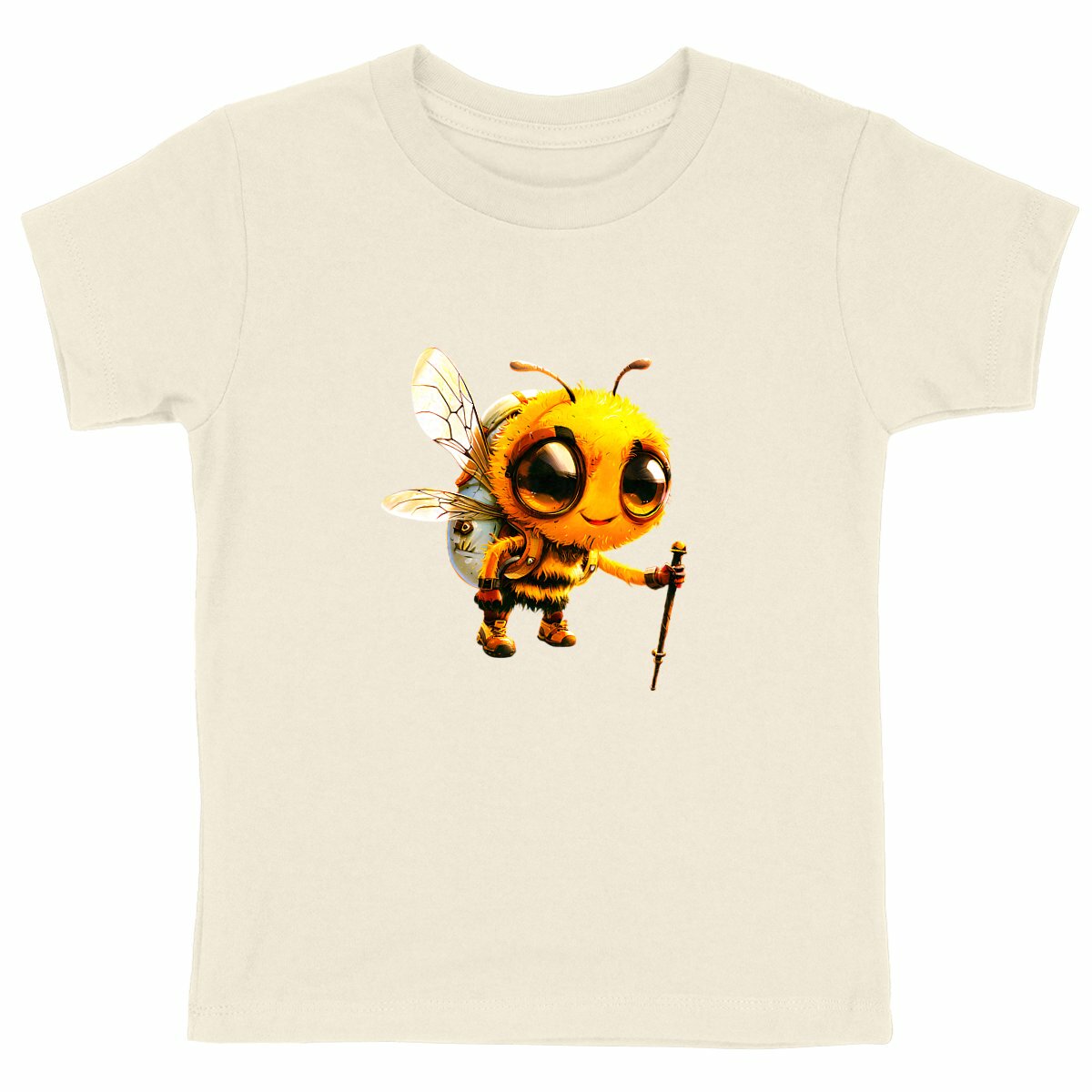 Hiking Bee 1 Front T-shirt Enfant à Col Rond