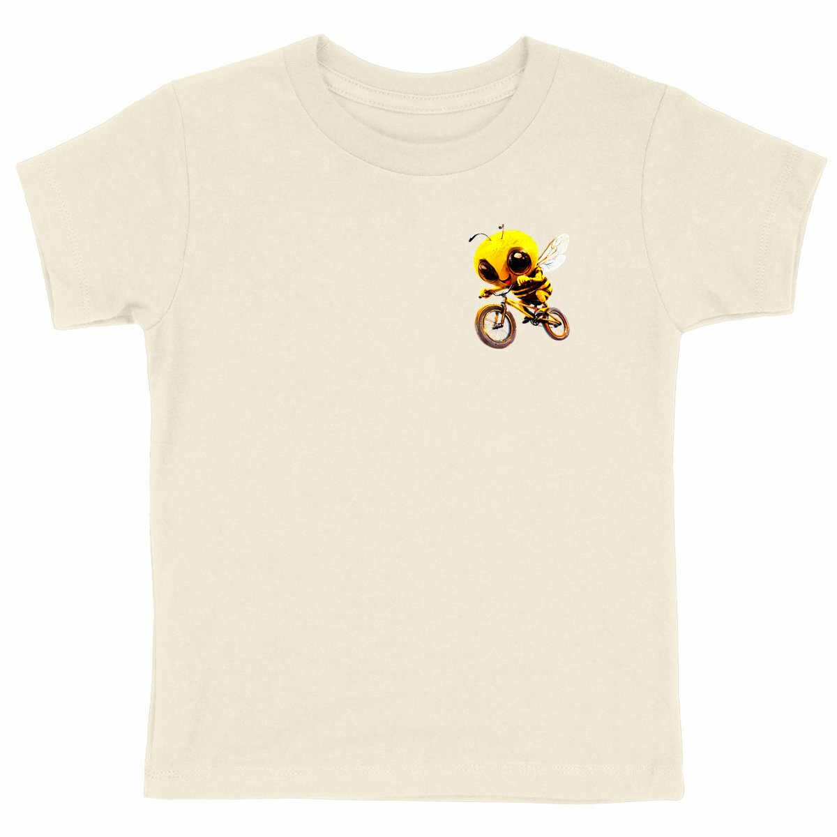 Biking Bee Logo T-shirt Enfant à Col Rond