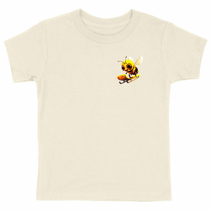 Sleeding Bee Logo T-shirt Enfant à Col Rond