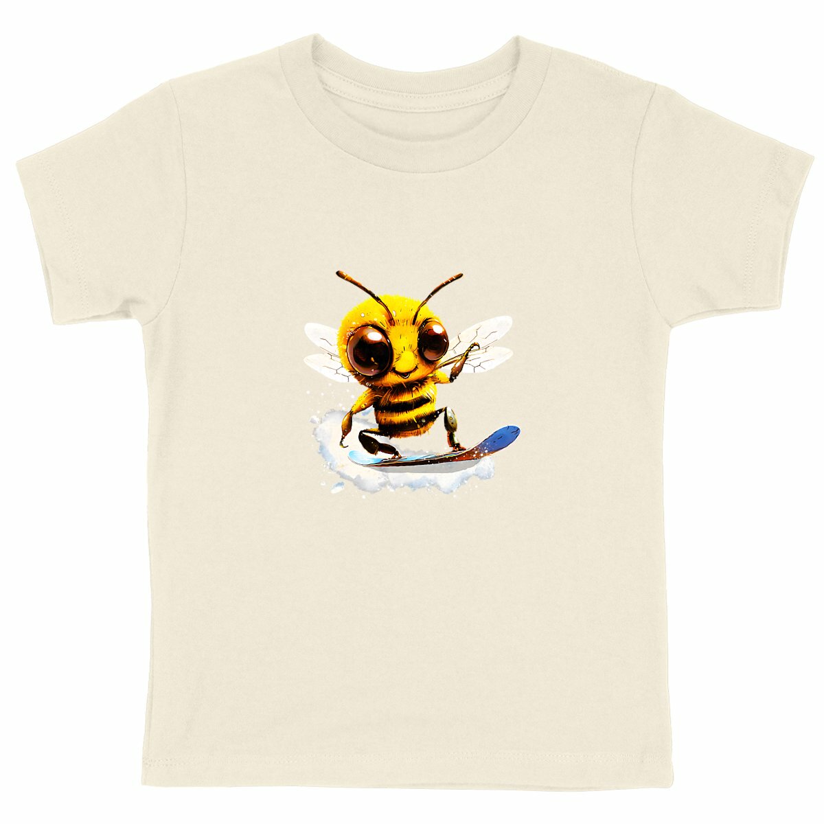 Snowboarding Bee Front