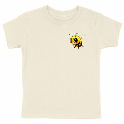 Cute Bee 4 Logo T-shirt Enfant à Col Rond