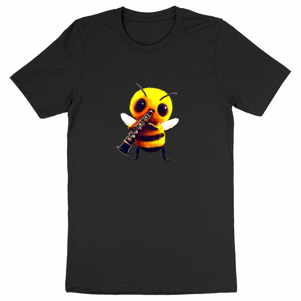 Clarinet Bee 1 Front T-shirt Homme à Col Rond