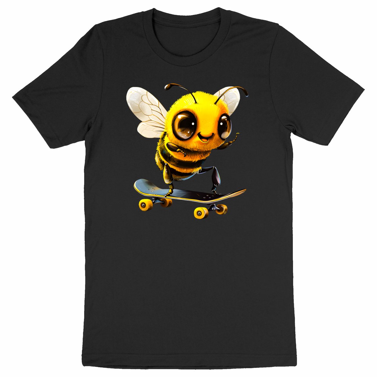 Skateboarding Bee Front