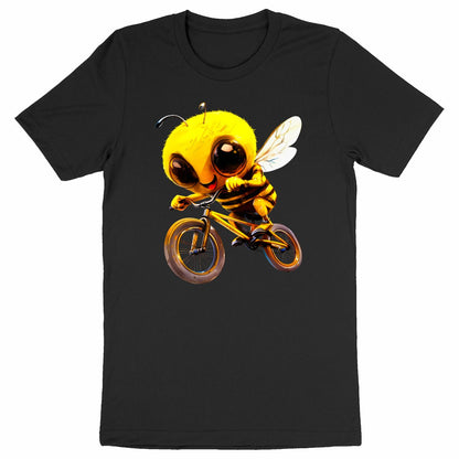 Biking Bee Front T-shirt Homme à Col Rond