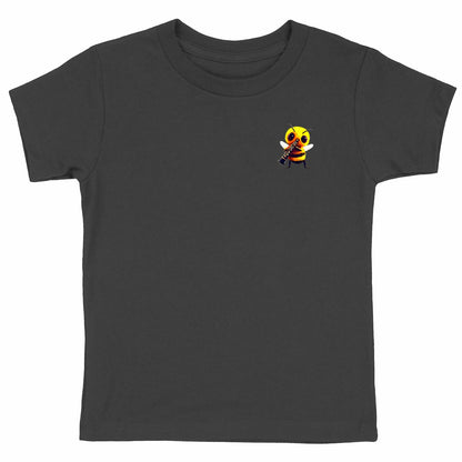 Clarinet Bee 1 Logo T-shirt Enfant à Col Rond