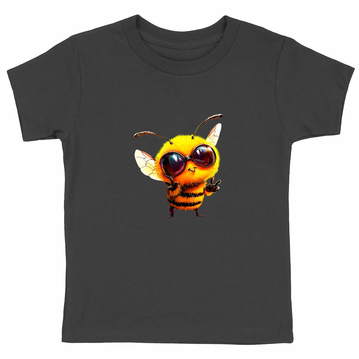 Cool Bee 1 Front T-shirt Enfant à Col Rond