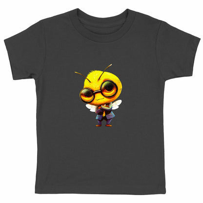 Dressed Up Bee 1 Front T-shirt Enfant à Col Rond