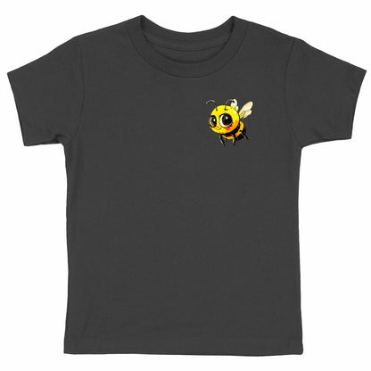 Cute Bee 4 Logo T-shirt Enfant à Col Rond