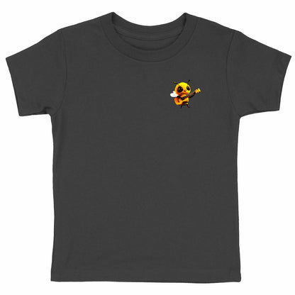 Guitar Bee 1 Logo T-shirt Enfant à Col Rond