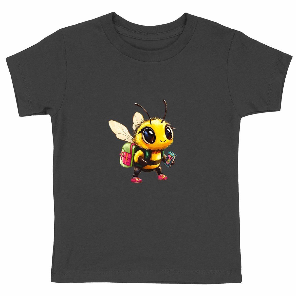 School Bee 1 Front T-shirt Enfant à Col Rond