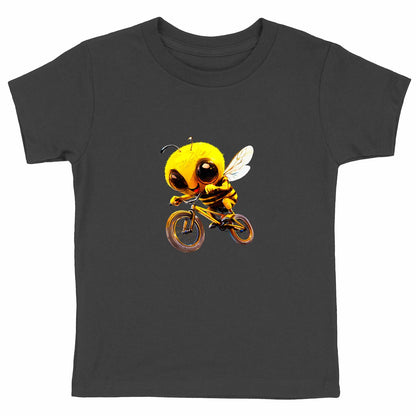 Biking Bee Front T-shirt Enfant à Col Rond