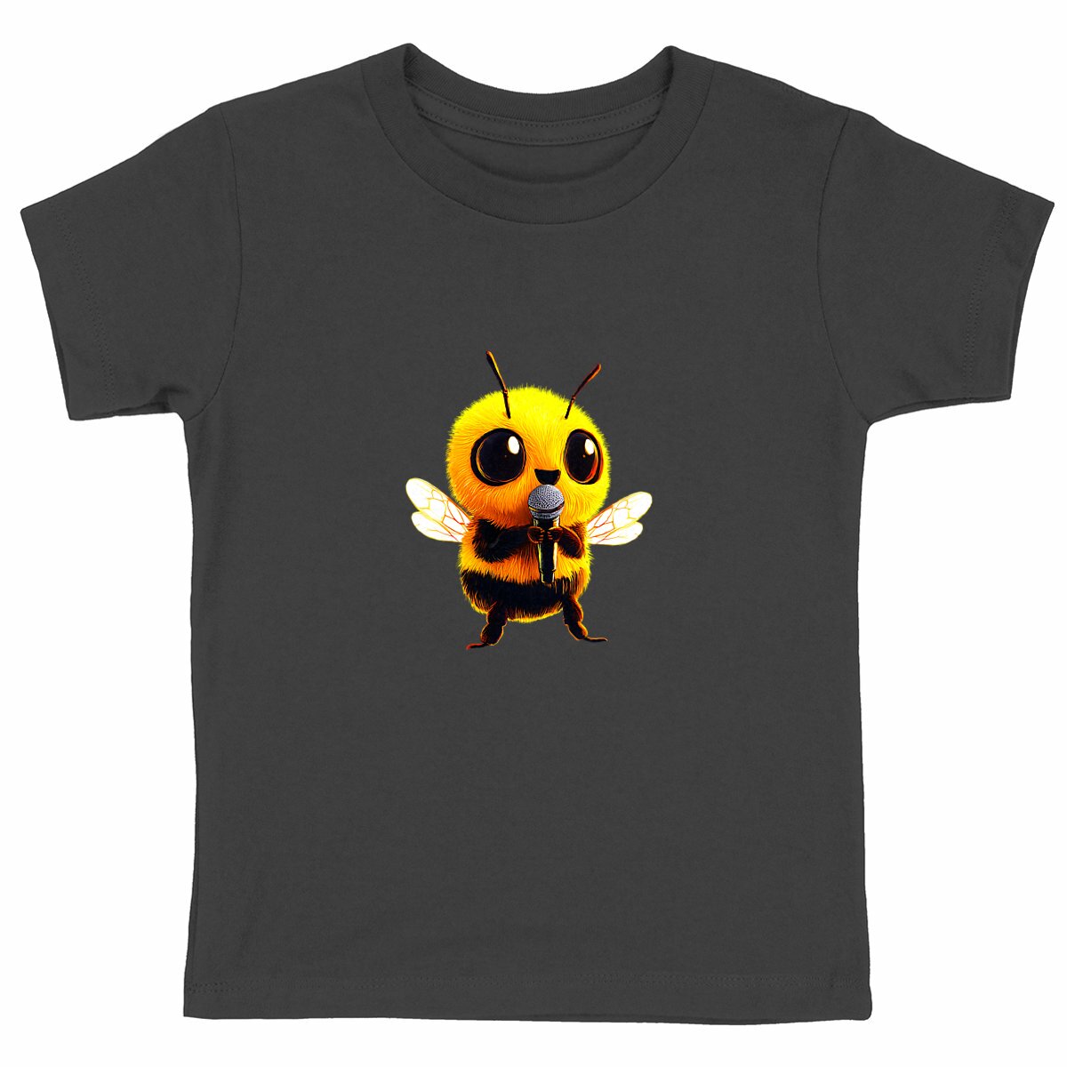 Singer Bee 1 Front T-shirt Enfant à Col Rond