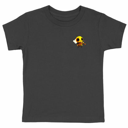 Violin Bee 1 Logo T-shirt Enfant à Col Rond