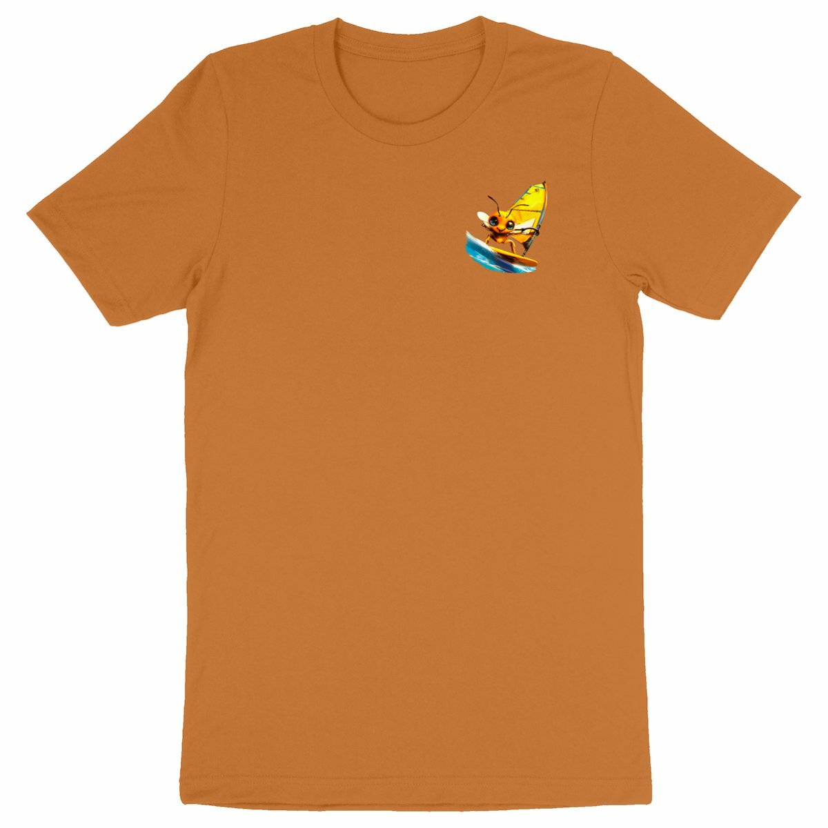 Windsurfing Bee Logo T-shirt Homme à Col Rond