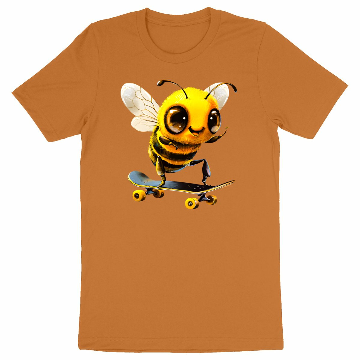 Skateboarding Bee Front