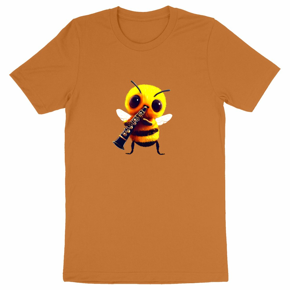 Clarinet Bee 1 Front T-shirt Homme à Col Rond