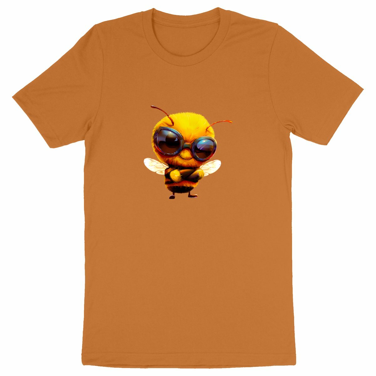 Cool Bee 2 Front T-shirt Homme à Col Rond