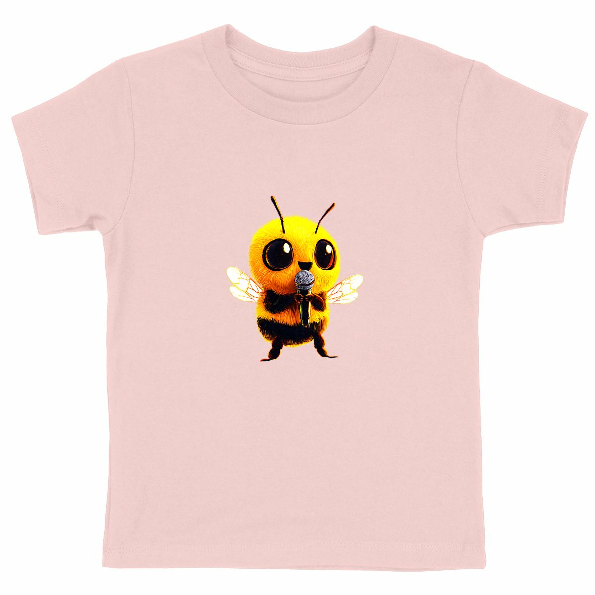 Singer Bee 1 Front T-shirt Enfant à Col Rond