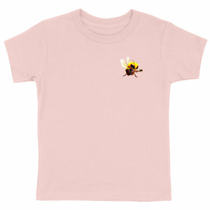 Guitar Bee 2 Logo T-shirt Enfant à Col Rond