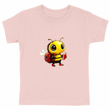 School Bee 2 Front T-shirt Enfant à Col Rond