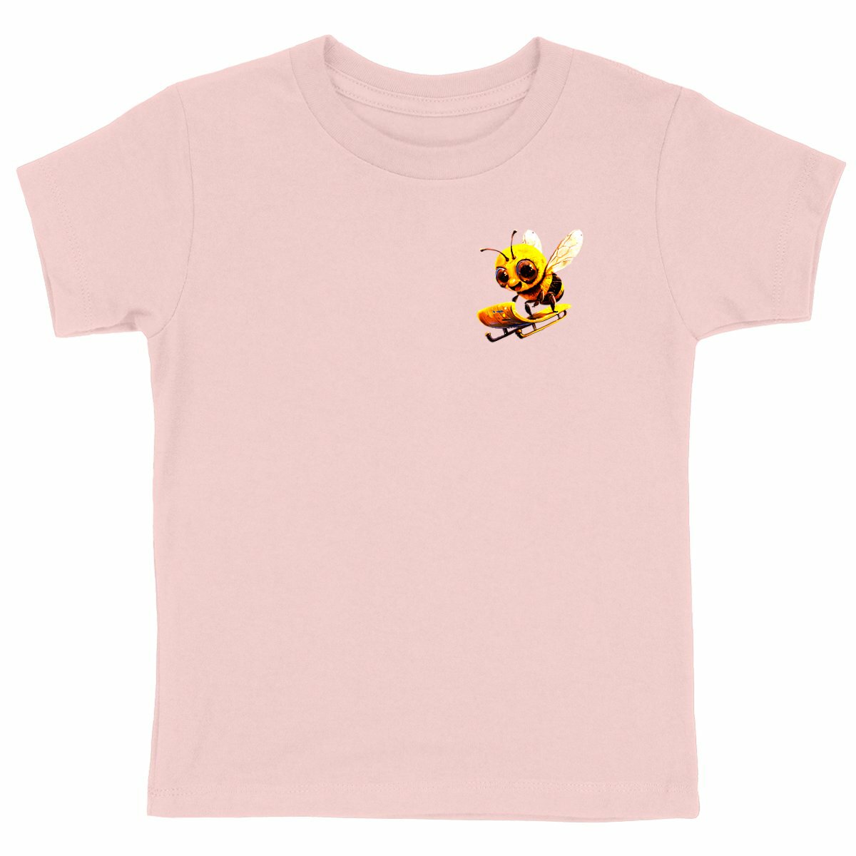 Sleeding Bee Logo T-shirt Enfant à Col Rond