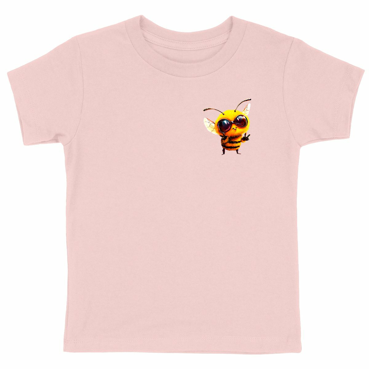 Cool Bee 1 Logo T-shirt Enfant à Col Rond