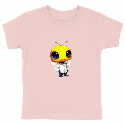 Dressed Up Bee 3 Front T-shirt Enfant à Col Rond