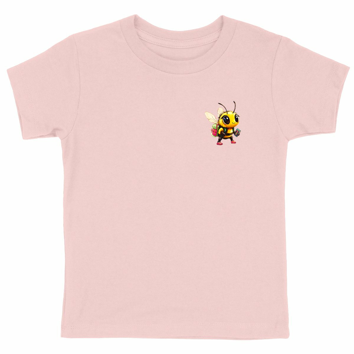 School Bee 1 Logo T-shirt Enfant à Col Rond