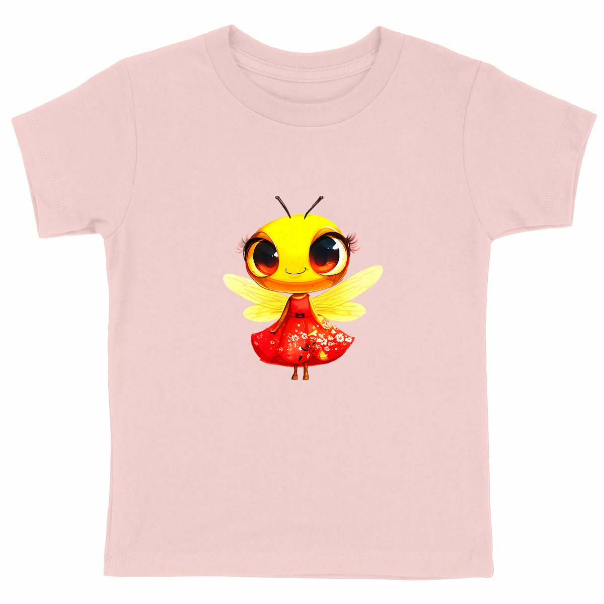 Dressed Up Bee 3 Front T-shirt Enfants à Col Rond