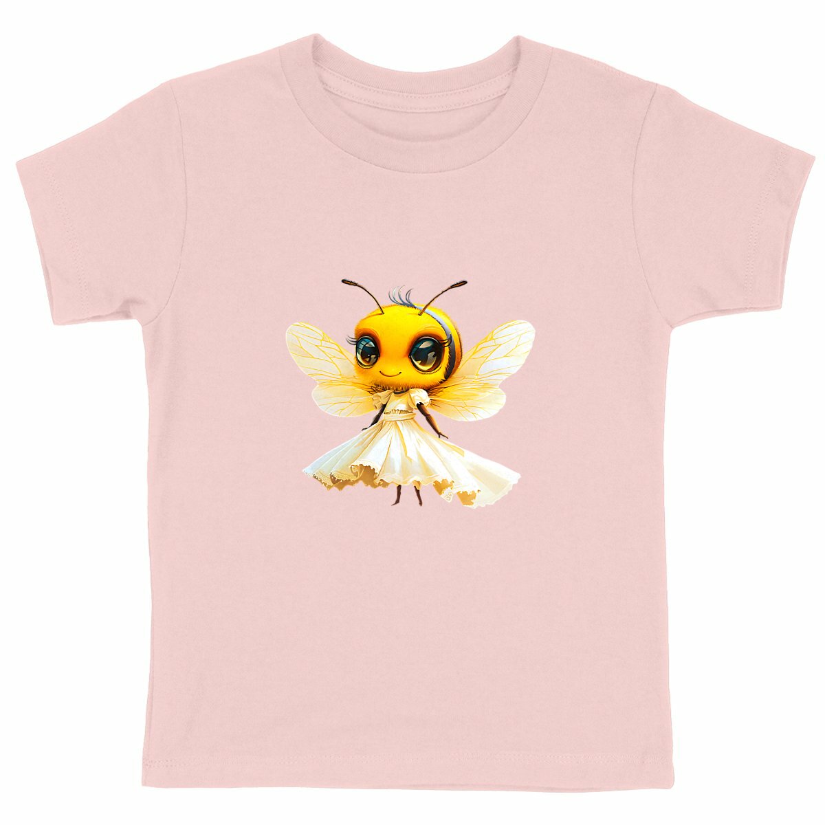 Dressed Up Bee 1 Front T-shirt Enfant à Col Rond