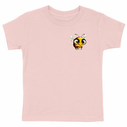 Cute Bee 2 Logo T-shirt Enfant à Col Rond