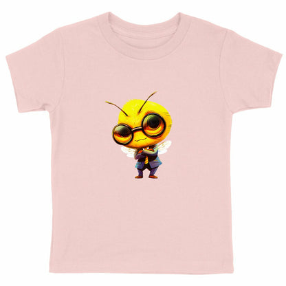 Dressed Up Bee 1 Front T-shirt Enfant à Col Rond