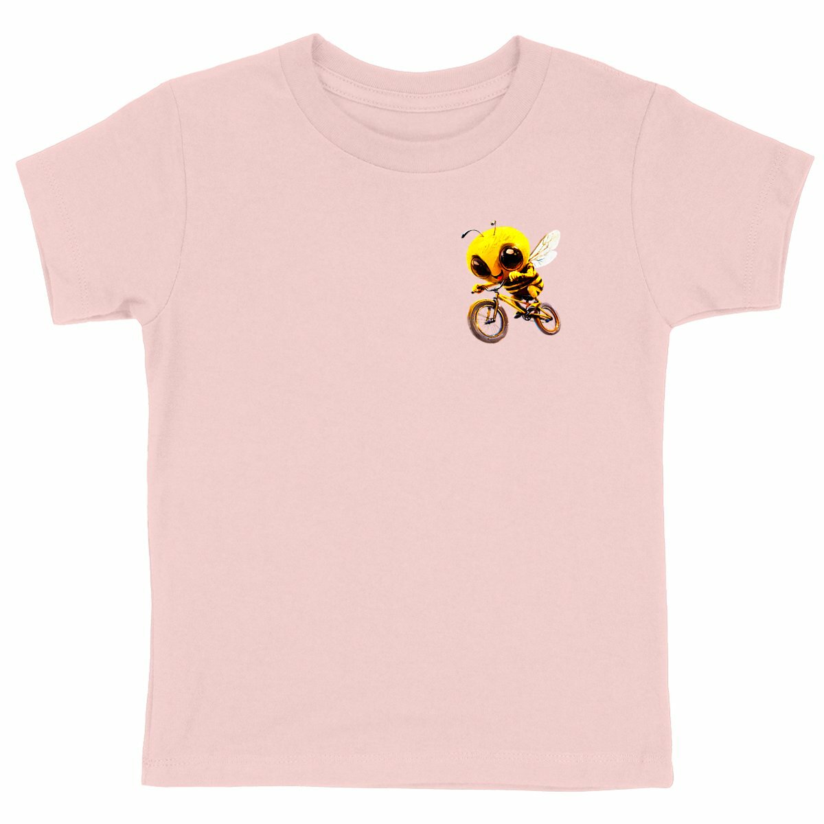 Biking Bee Logo T-shirt Enfant à Col Rond