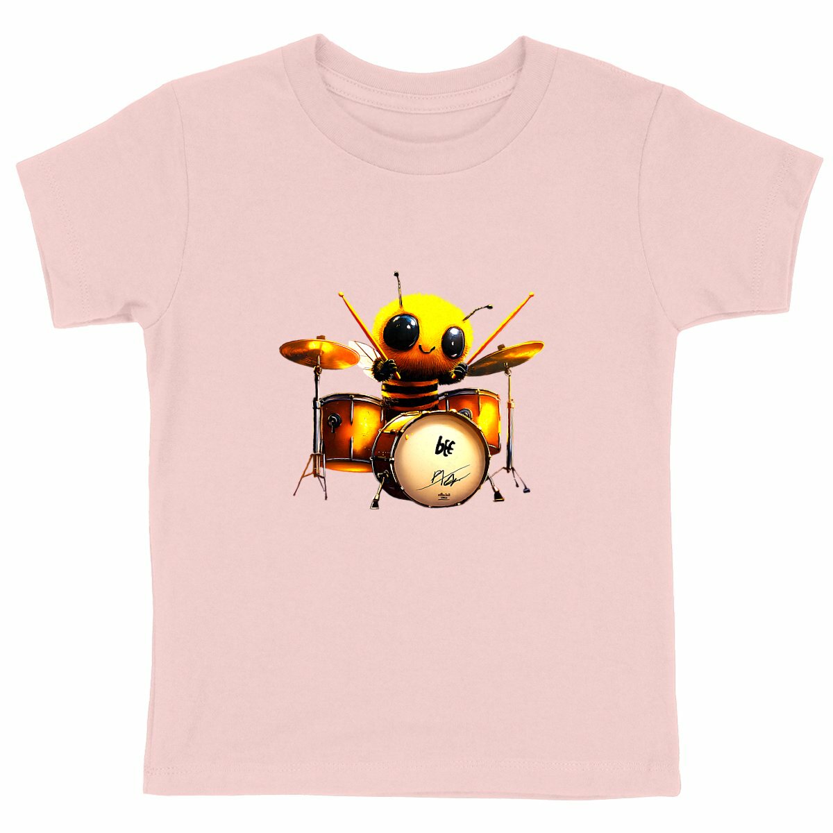 Battery Bee 2 Front T-shirt Enfant à Col Rond