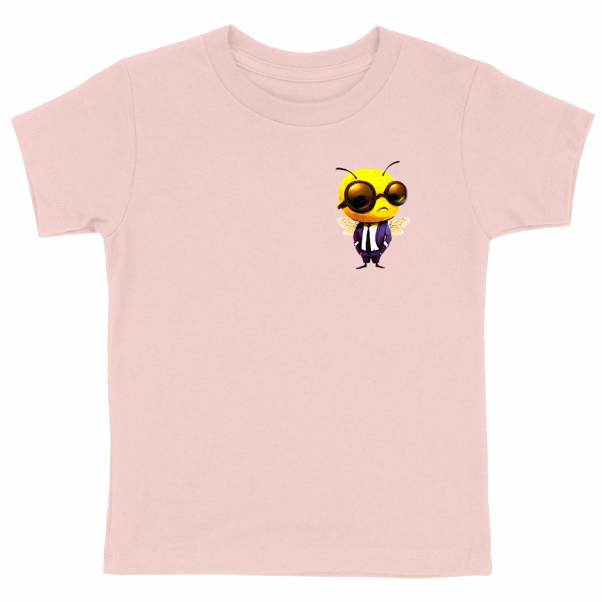 Dressed Up Bee 2 Logo T-shirt Enfant à Col Rond