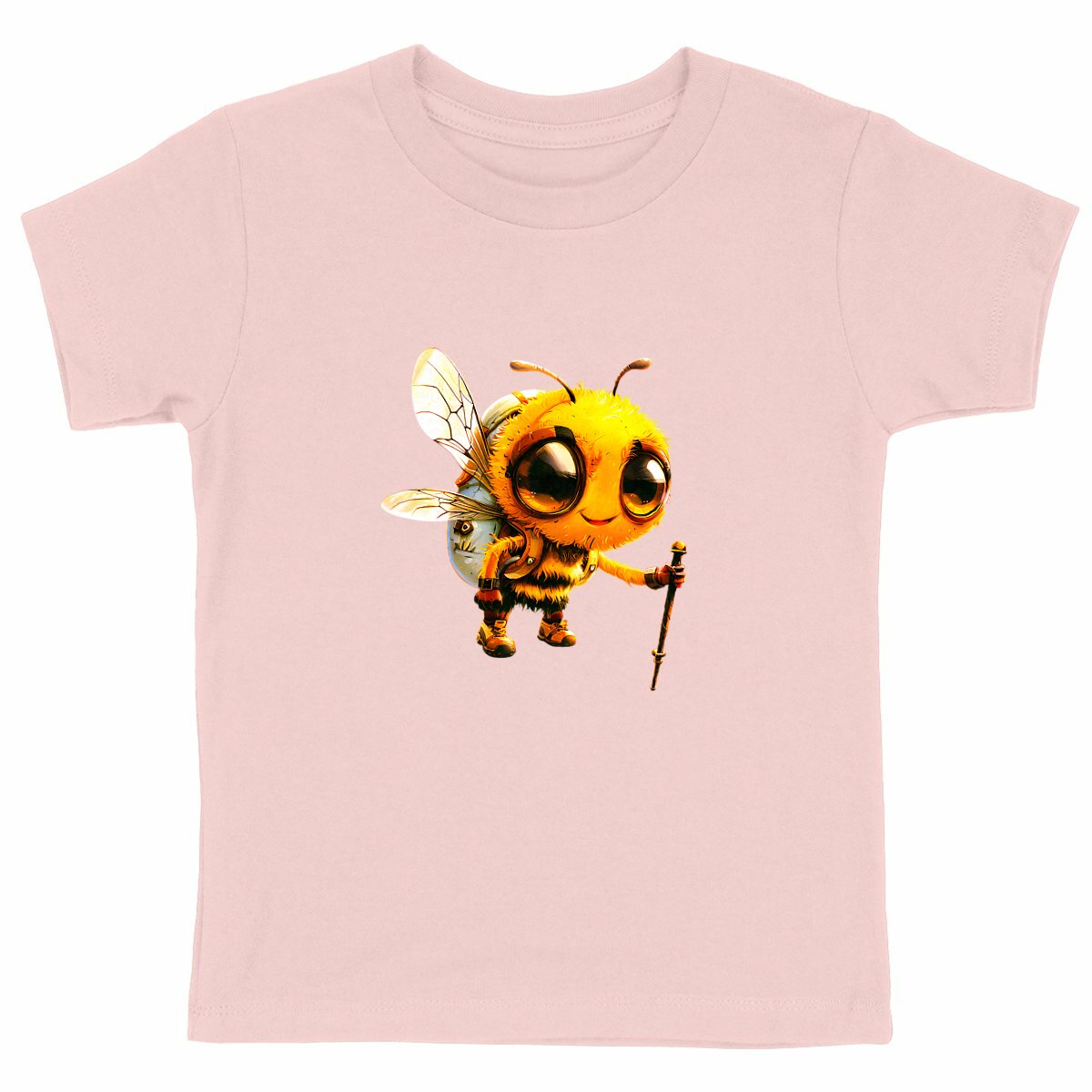 Hiking Bee 1 Front T-shirt Enfant à Col Rond