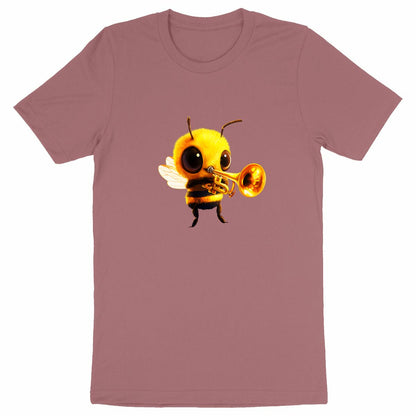 Trumpet Bee 1 Front T-shirt Homme à Col Rond