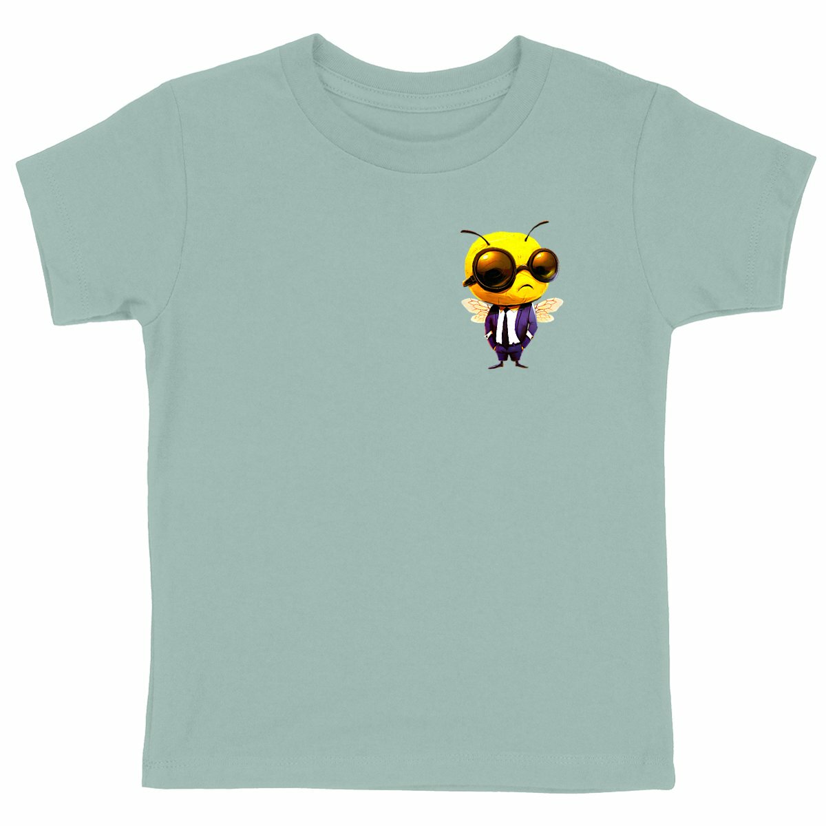 Dressed Up Bee 2 Logo T-shirt Enfant à Col Rond