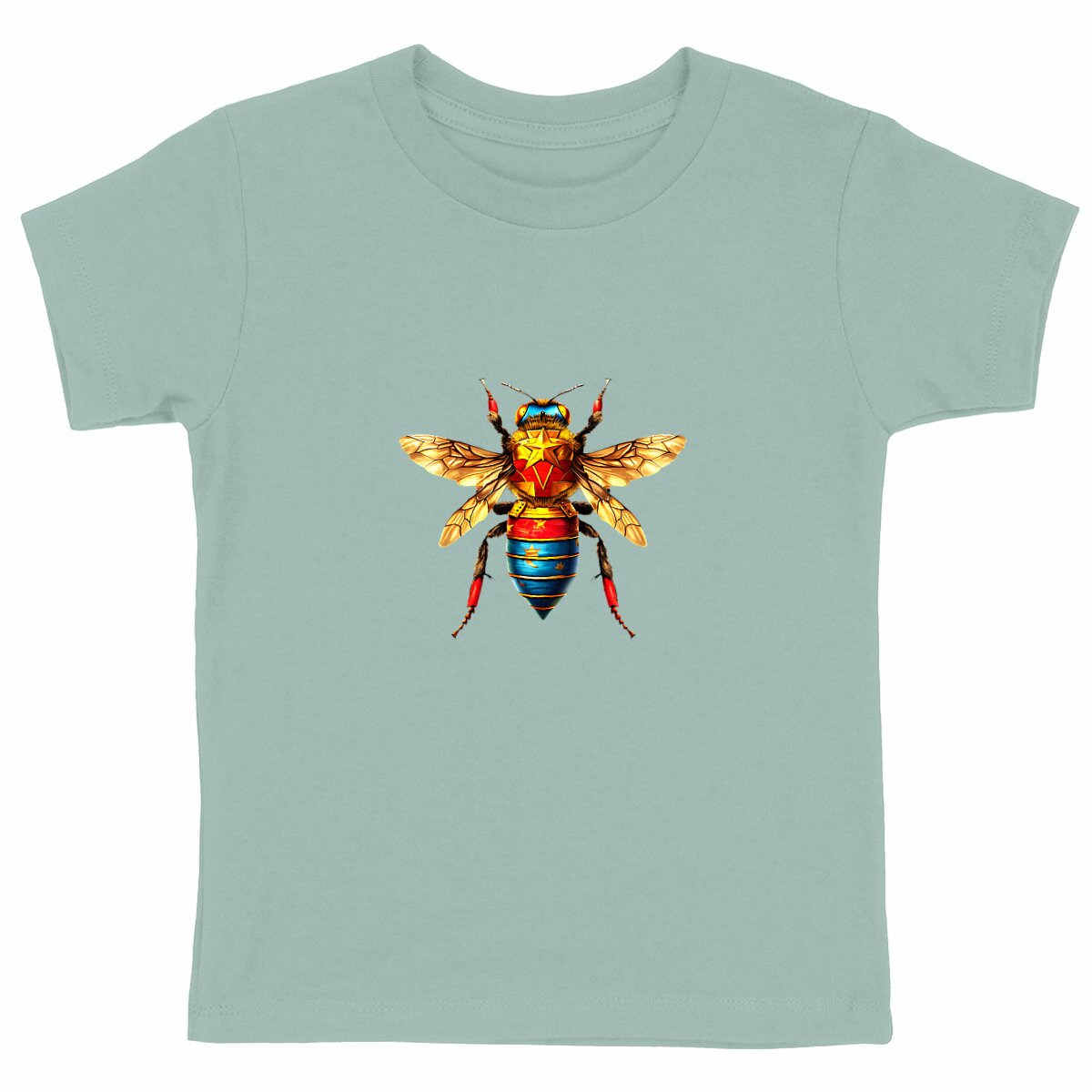 Wonder Woman Bee Logo T-shirt Enfant à Col Rond