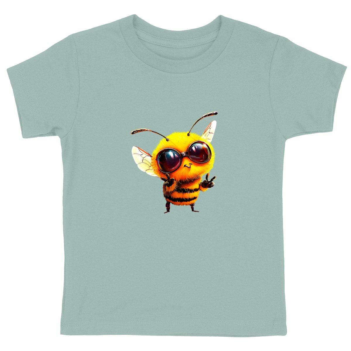 Cool Bee 1 Front T-shirt Enfant à Col Rond