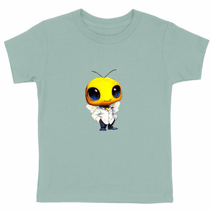 Dressed Up Bee 3 Front T-shirt Enfant à Col Rond