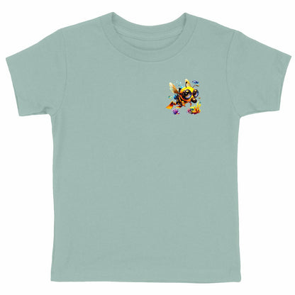 Diving Bee Logo T-shirt Enfant à Col Rond