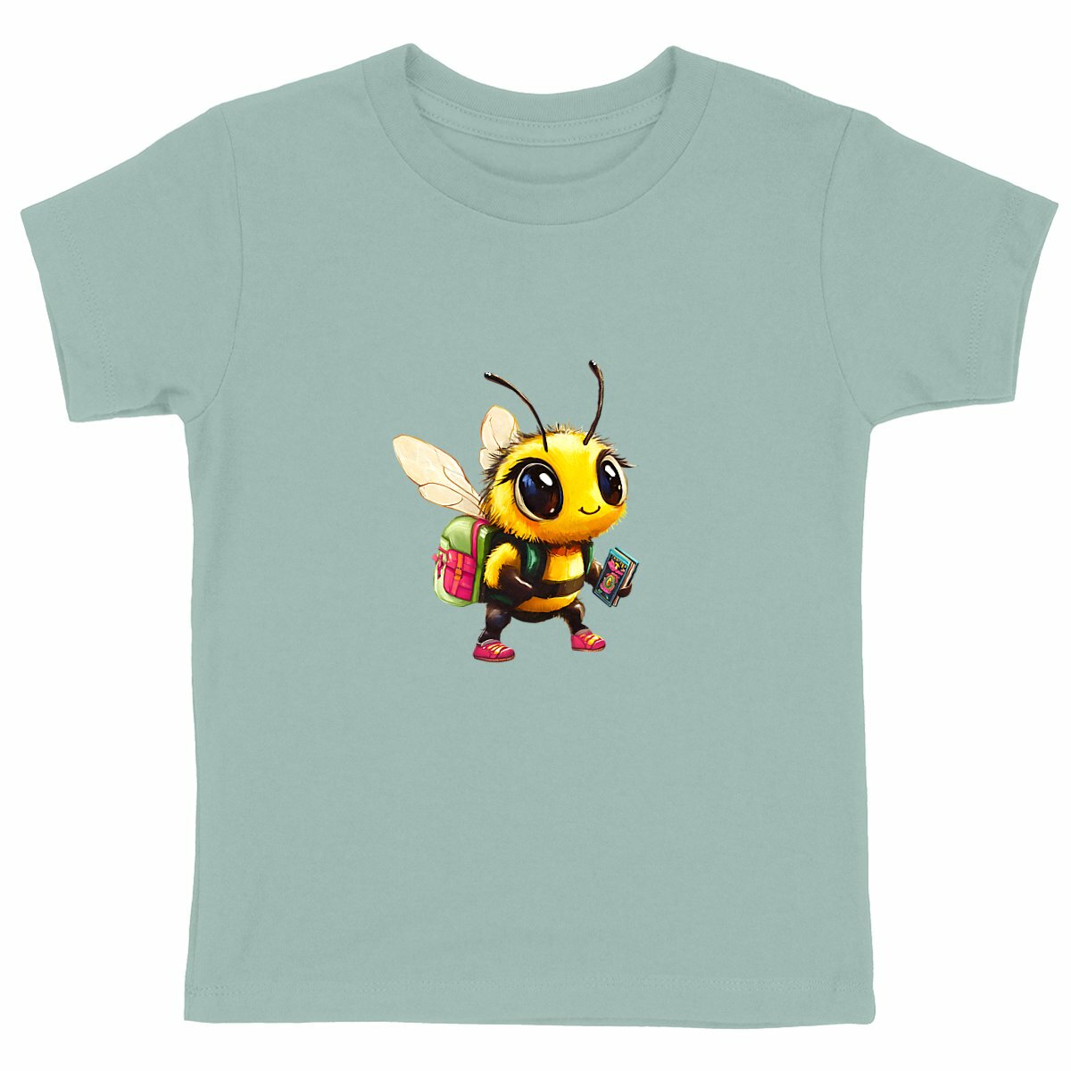 School Bee 1 Front T-shirt Enfant à Col Rond