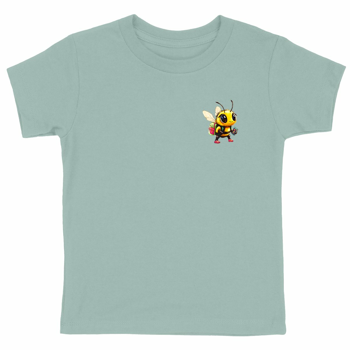 School Bee 1 Logo T-shirt Enfant à Col Rond