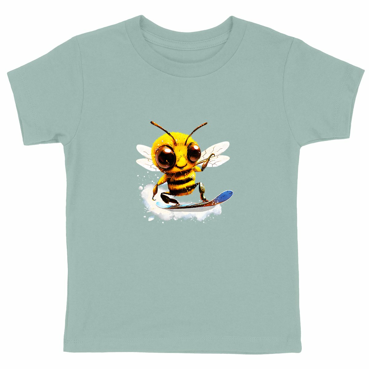 Snowboarding Bee Front