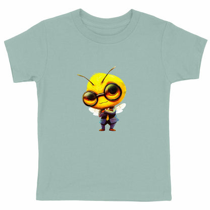 Dressed Up Bee 1 Front T-shirt Enfant à Col Rond