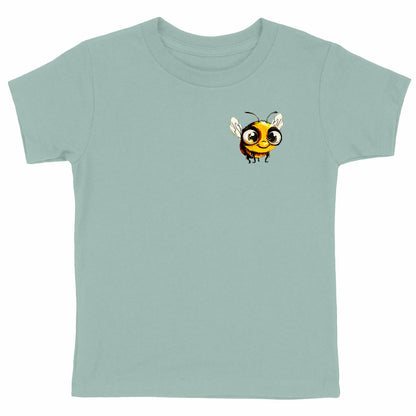 Cute Bee 2 Logo T-shirt Enfant à Col Rond