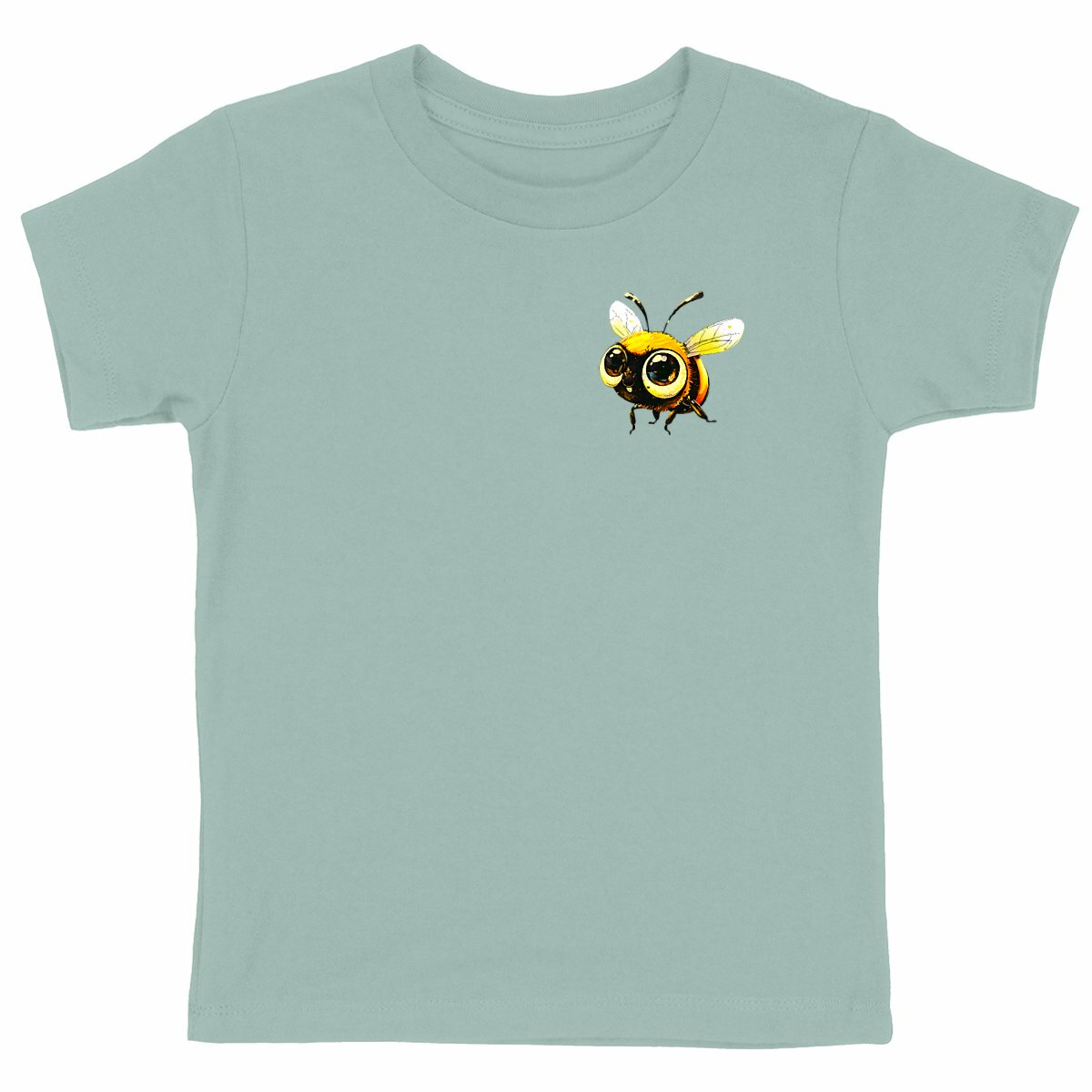 Cute Bee 3 Logo T-shirt Enfant à Col Rond