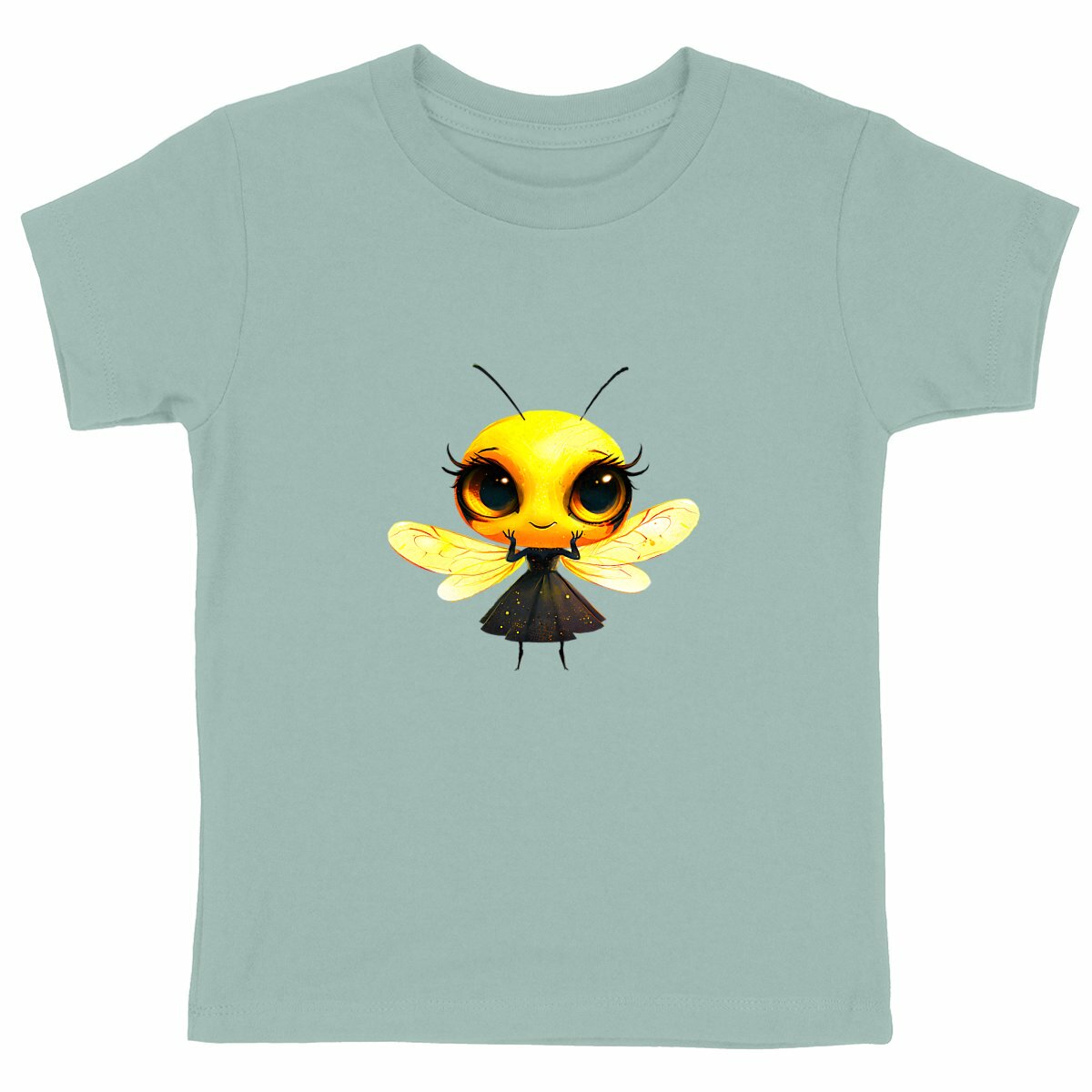 Dressed Up Bee 2 Front T-shirt Enfant à Col Rond