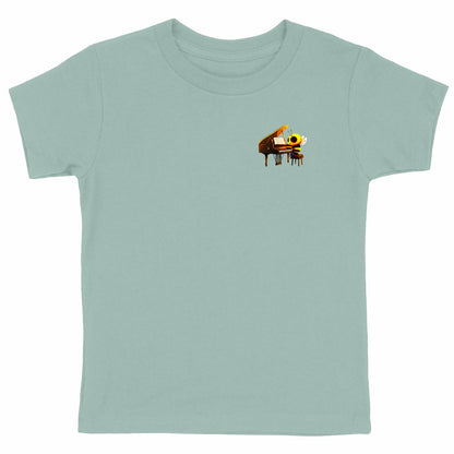 Piano Bee 1 Logo T-shirt Enfant à Col Rond